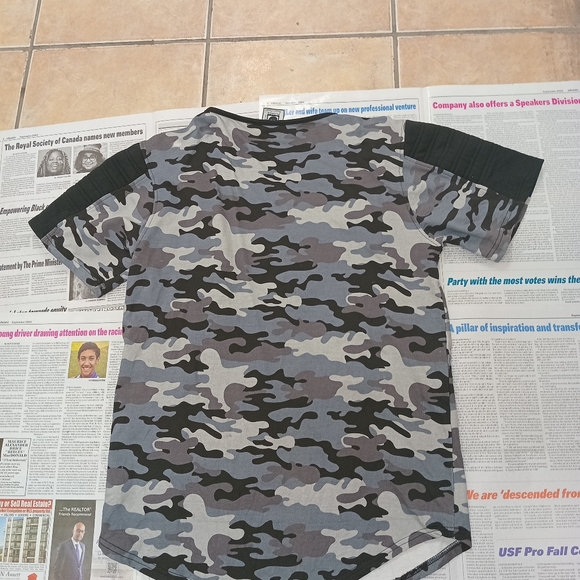 Men's Ploreo Camouflage Tshirt Xl - Picture 3 of 5